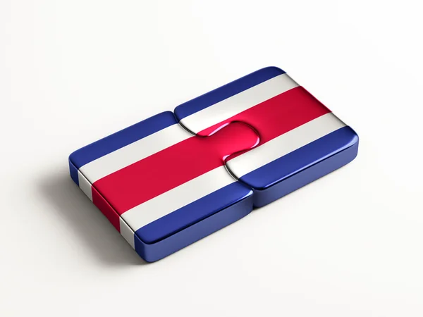 Costa Rica landen puzzel Concept — Stockfoto