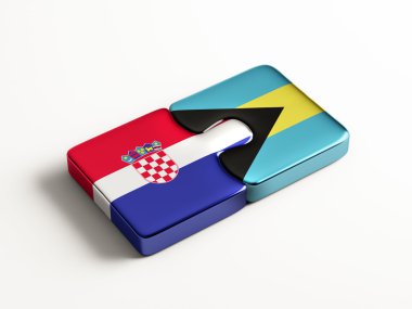 Bahama Hırvatistan ülke bulmaca kavramı