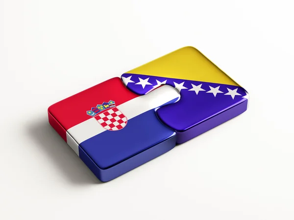 Bosnia Erzegovina Concetto di Puzzle — Foto Stock