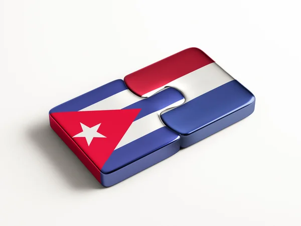 キューバ オランダ パズル コンセプト — ストック写真