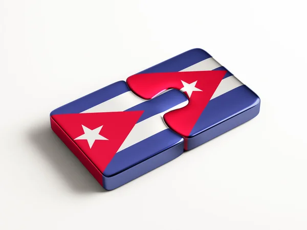 Cuba  Puzzle Concept — Stock Photo, Image