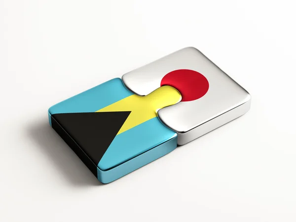 Giappone Bahamas Puzzle concept — Foto Stock