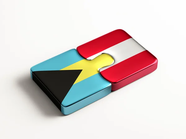 Austria Bahamas Puzzle concept — Stock Photo, Image