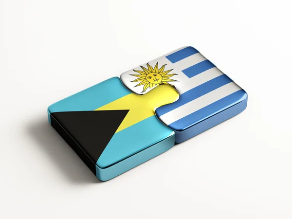 L'Uruguay Bahamas Puzzle Concept — Photo