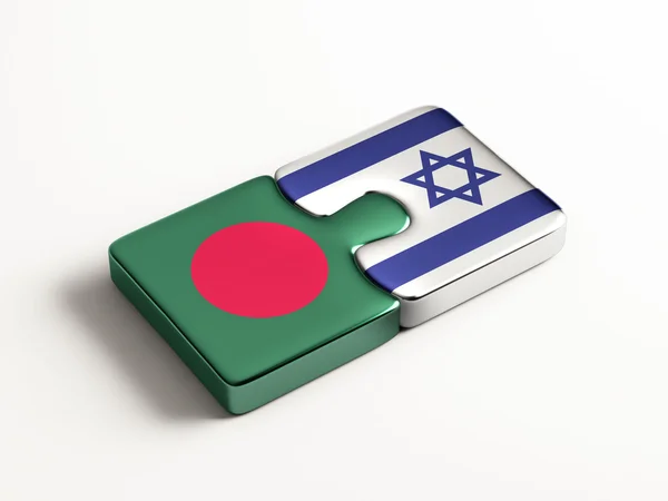 Bangladesh Israël puzzel Concept — Stockfoto