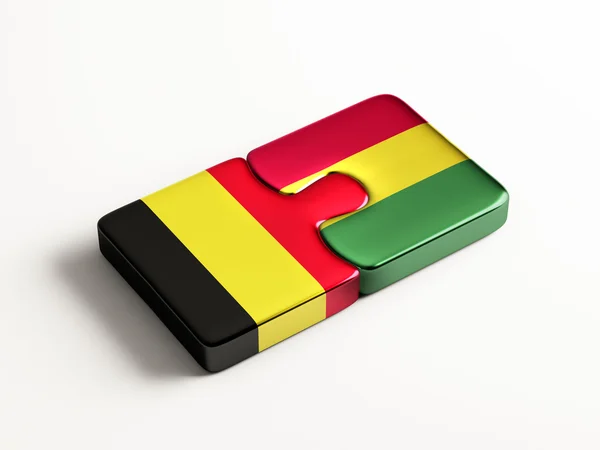 Bolivia België puzzel Concept — Stockfoto