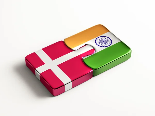 Данія Індії головоломки концепт — стокове фото