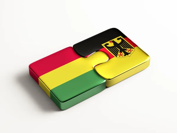 Bolivia Duitsland puzzel Concept — Stockfoto