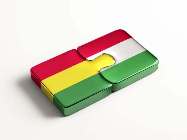 Bolivia Hongarije puzzel Concept — Stockfoto