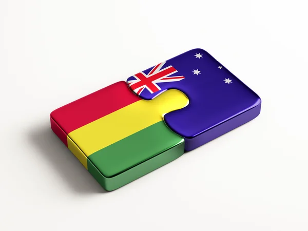 Bolivia Australia  Puzzle Concept — Stock Photo, Image