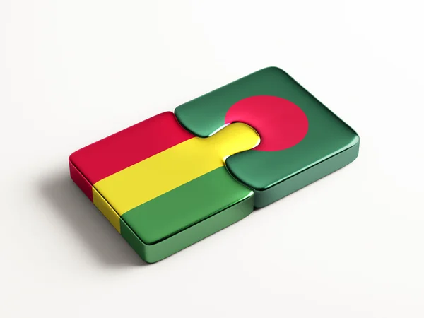Bolivia Bangladesh puzzel Concept — Stockfoto