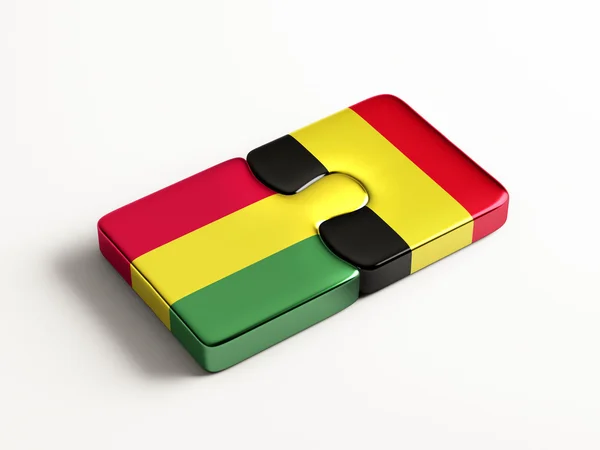 Bolivia België puzzel Concept — Stockfoto