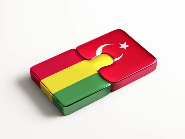 Turquie Bolivie Puzzle Concept — Photo