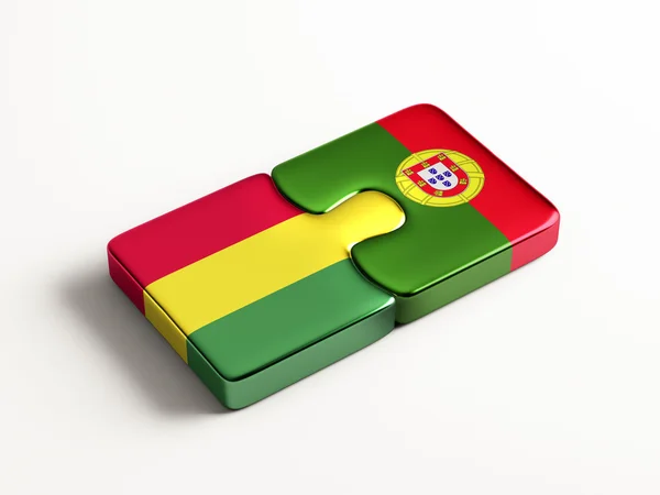 Portugal Bolivia Puzzle Concepto —  Fotos de Stock