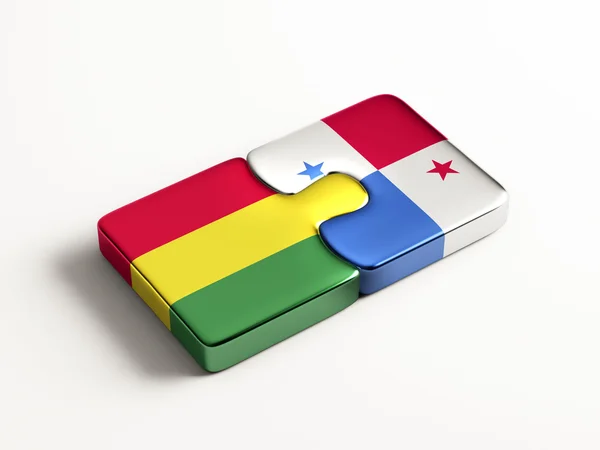 Panama Bolivia puzzel Concept — Stockfoto