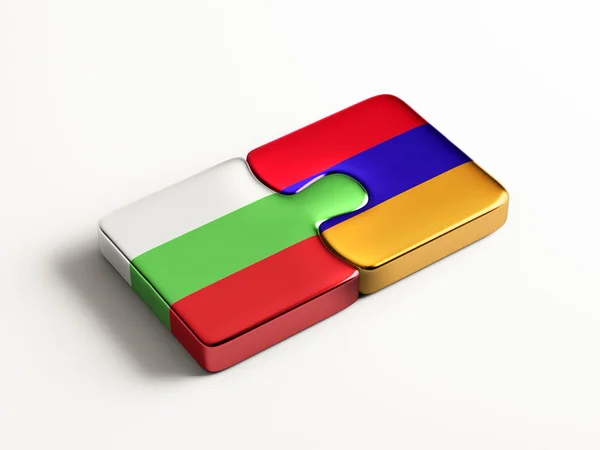 Bulgaria Armenia  Puzzle Concept — Stock Photo, Image