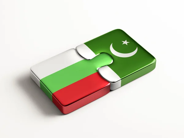 Pakistan bulgaria puzzle-konzept — Stockfoto