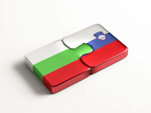 Slovenia Bulgaria  Puzzle Concept — Stock Photo, Image