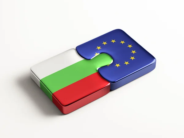 Unii Europejskiej Bułgarii logiczne pojęcia — Zdjęcie stockowe