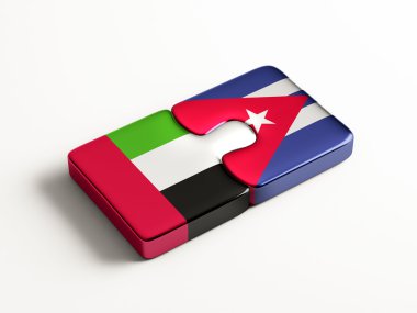 Birleşik Arap Emirlikleri yüksek çözünürlüklü bulmaca kavramı