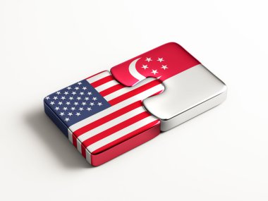Singapur Amerika Birleşik Devletleri bulmaca kavramı