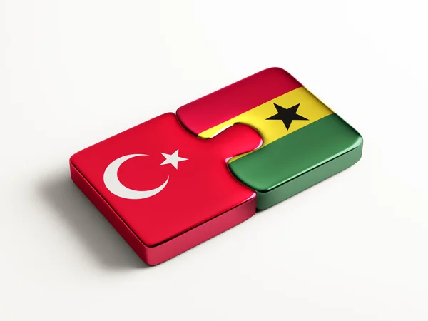 Turquía Ghana Puzzle Concepto —  Fotos de Stock