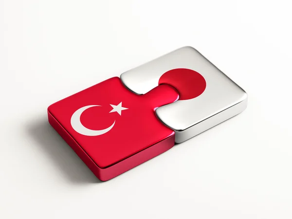 Turquie Japon Puzzle Concept — Photo