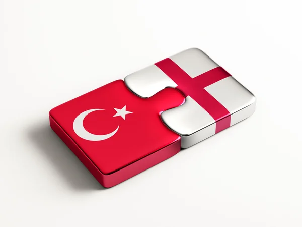Туреччина Англії головоломки концепт — стокове фото