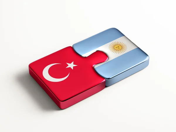 Turkije Argentinië puzzel Concept — Stockfoto