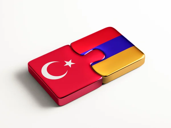 Turkije Armenië puzzel Concept — Stockfoto