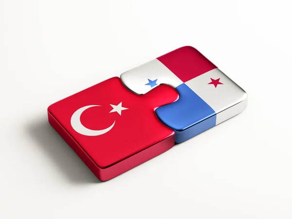 Panama Turkije puzzel Concept — Stockfoto