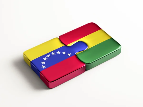 Wenezuela Boliwia logiczne pojęcia — Zdjęcie stockowe