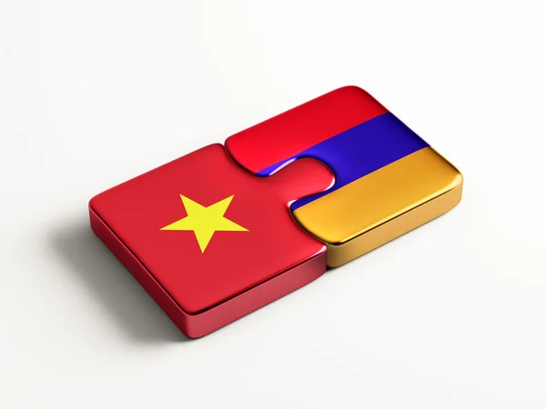 Vietnam Armenia Puzzle Concepto —  Fotos de Stock