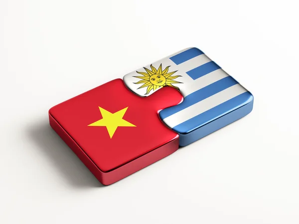 L'Uruguay Vietnam Puzzle Concept — Photo