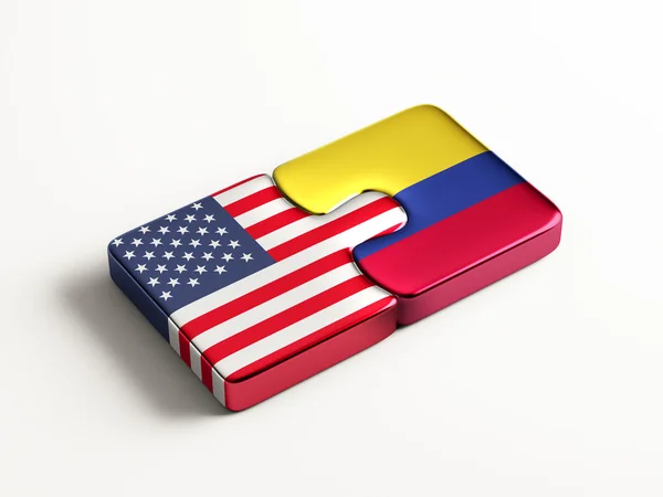 Stany Zjednoczone Kolumbii logiczne pojęcia — Zdjęcie stockowe