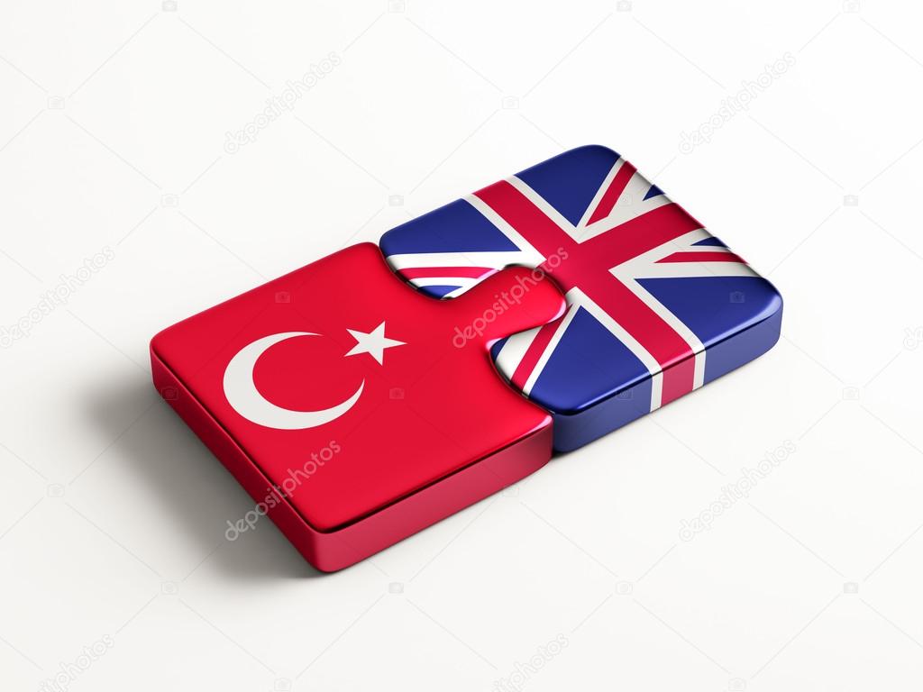 United Kingdom Turkey  Puzzle Concept