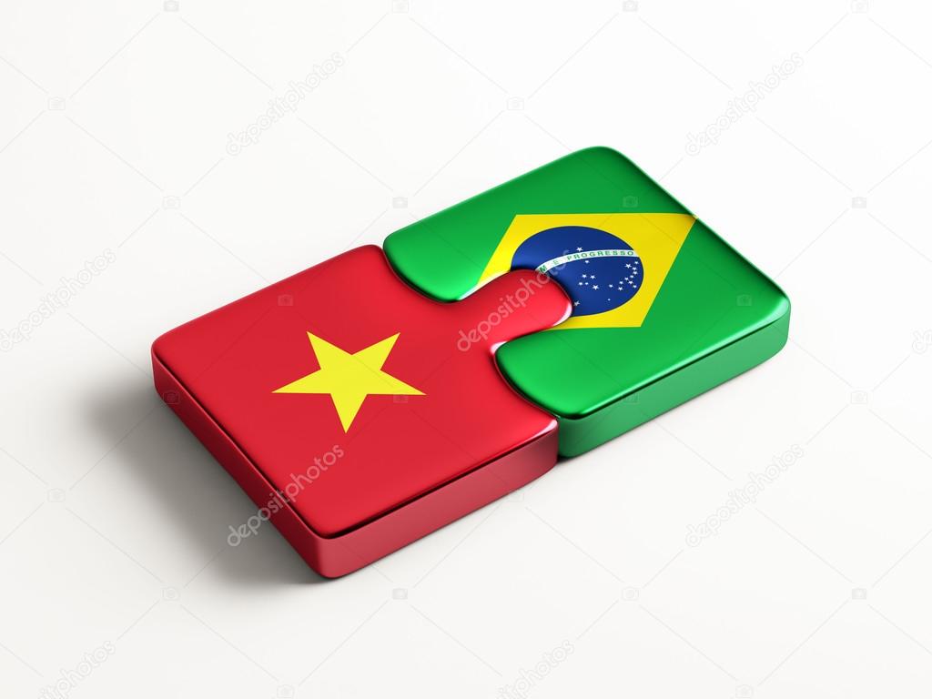 Vietnam Brazil  Puzzle Concept