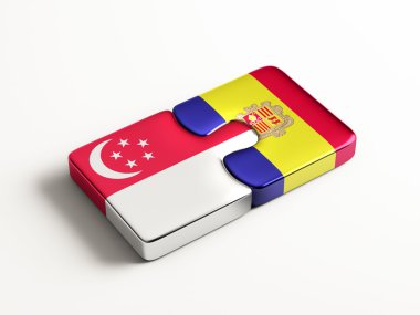 Singapur Andorra Puzzle kavramı