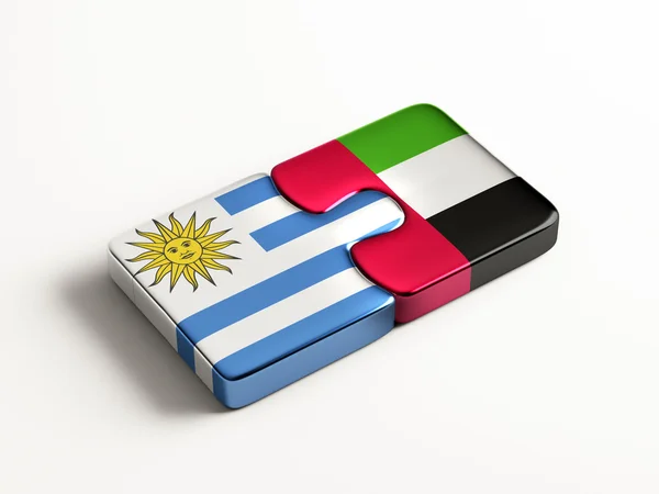 Uruguay United Arab Emirate — Stock Photo, Image