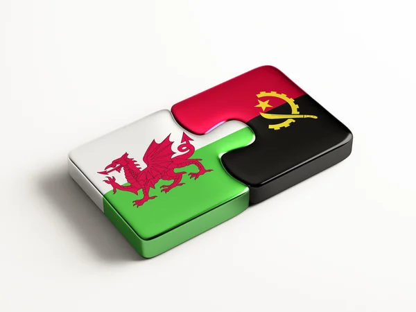 Galles Angola Puzzle Concept — Foto Stock