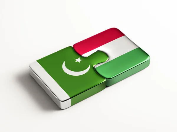 Ungarisches Puzzle-Konzept für Pakistan — Stockfoto