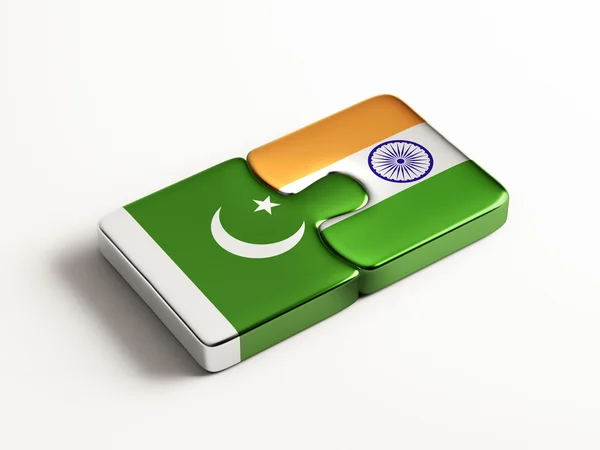 Pakistán India Puzzle Concepto —  Fotos de Stock
