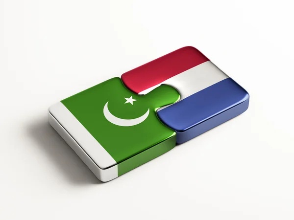 Pakistan Niederländisches Puzzle-Konzept — Stockfoto