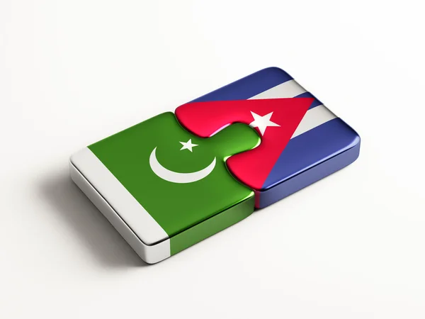 Pakistan kuba puzzle konzept — Stockfoto