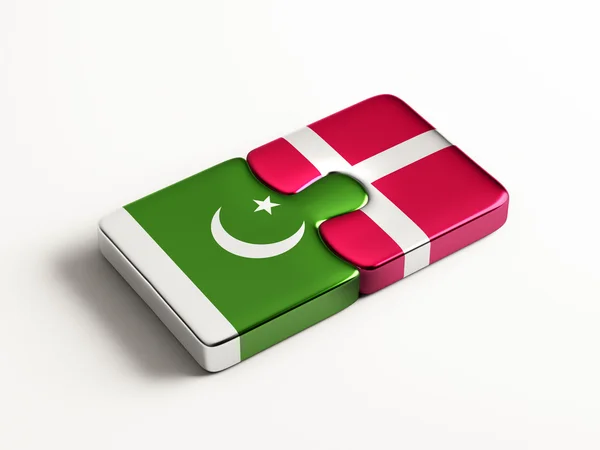 Pakistan dänisches Puzzle-Konzept — Stockfoto