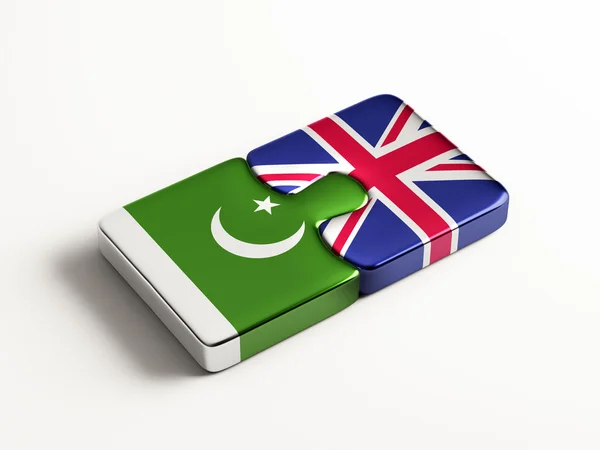 Pakistan United Kingdom  Puzzle Concept — Stock Photo, Image