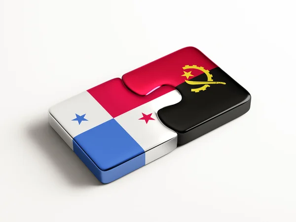 Panama Angola puzzel Concept — Stockfoto