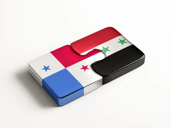 Syrie Panama Puzzle Concept — Photo