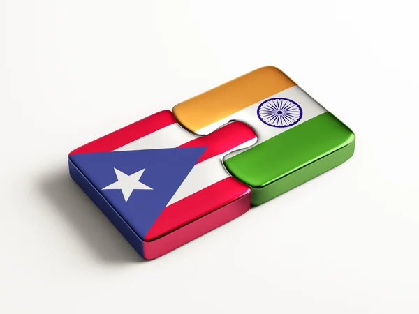 Porto Rico Inde Puzzle Concept — Photo