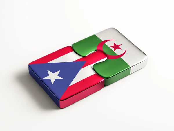 Puerto Rico Argelia Puzzle Concepto —  Fotos de Stock
